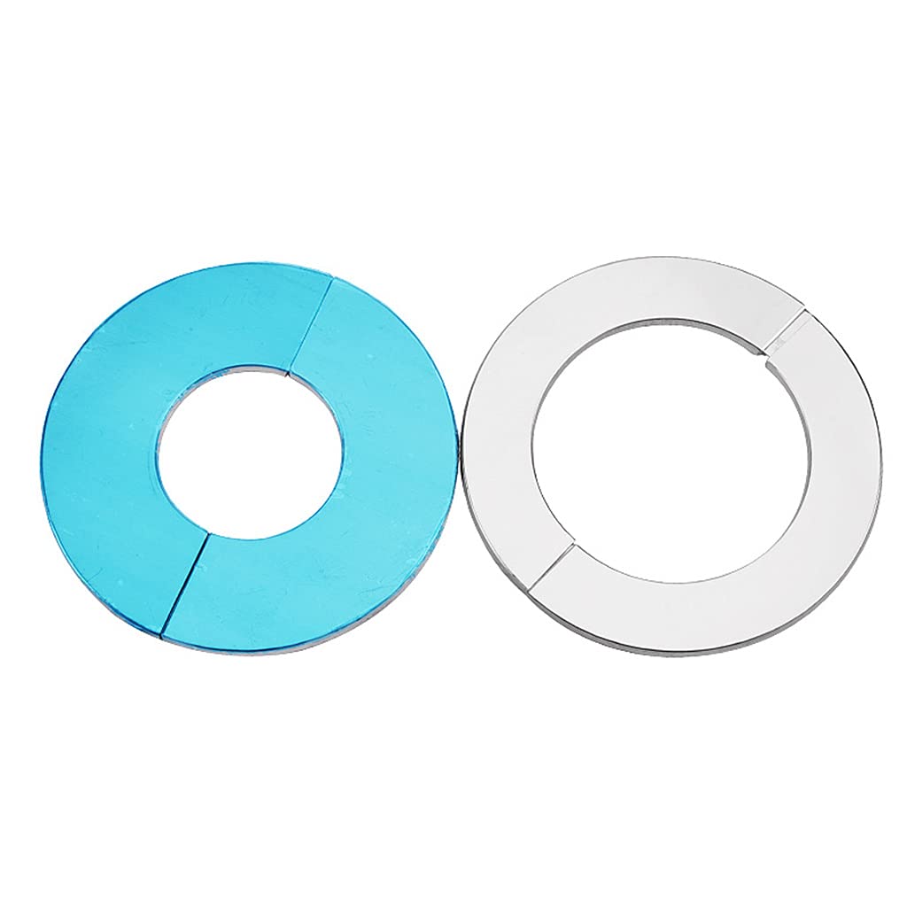 Placa de roseta redonda dividida de acero inoxidable brida dividida para tuberías con 24/28/35/42/51 mm de diámetro accesorios de baño rosetas tapa grifo