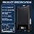 GEARPASS Propane Gas Tankless Water Heater, 6.3 GPM, 160,000 BTU Indoor, On Demand Instant Hot Water Heater with Touch LED Temperature Display and Multi-Protection