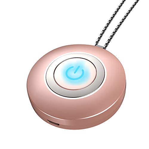 ahanzhu Luftreiniger Persönliche Luftreiniger-Halskette Tragbarer USB-Luftreiniger Tragbarer Mini-Negativ-Ionen-Lufterfrischer Keine Strahlungsarme Geräuschentwicklung für Erwachsene Kinder Cover