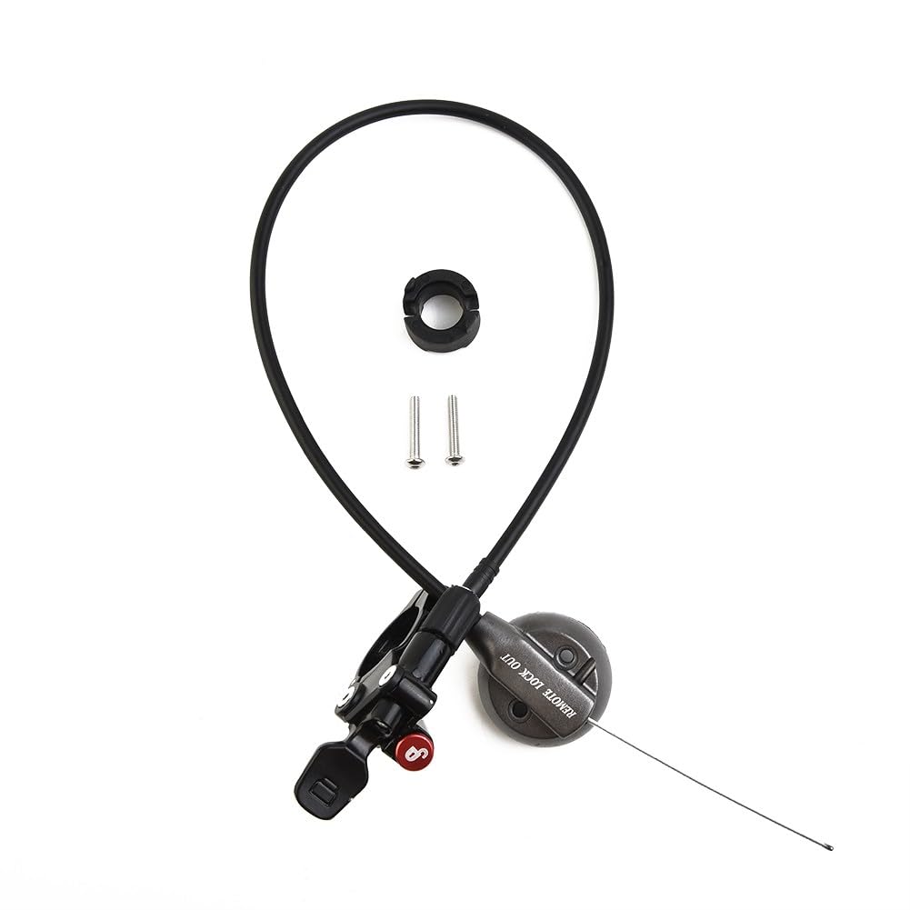 Leva di blocco forcella bici lega alluminio Epicon XCR XCM Raidon NCX 222 mm manubrio nero