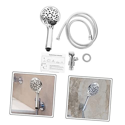 Set de ducha de mano LWX con cabezal de masaje para pared 7
