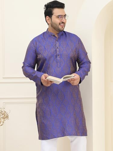 Image of SOJANYA Men's Cotton Regular Fit Casual Plus (Since 1958) ONLY Kurta