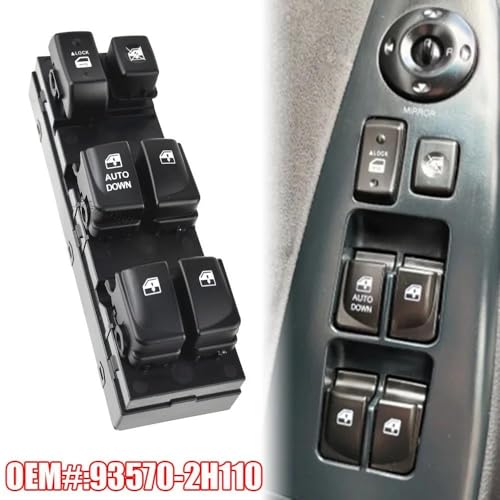 Commande vitre Elantra HD pour reparer un bouton de levage bloque