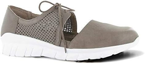 NAOT Women's Lace-up Ophelia Shoe Soft Soft Stone Lthr/Stone Nubuck Combo 7 M US | Image 3