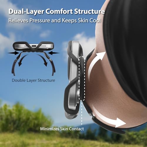 BONE Run Tie 3, Running Phone Armband, Skin-Friendly Silicone Sport Armband with Dual Layer Structure for Heat-Dissipation, Workout Phone Holder for iPhone and 4-7