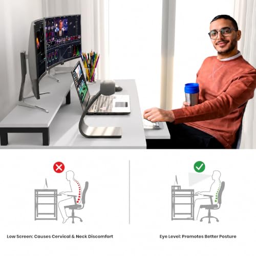 Image of Klaxon Computer Table for Home Office with Keyboard Tray and Monitor Stand, Engineered Wood Study Table and Gaming Desk with Storage Shelves (150 CM - White DIY)