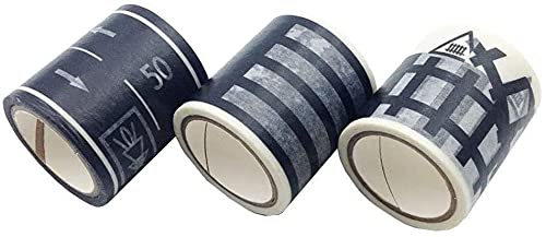 Amazon.co.jp: 貼ってあそぼう 道路 線路 滑走路 マステ マスキング