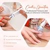 Modelones Electric Nail Drill, 14 Pcs Cordless Nail File with LED Light for Acrylic Gel Dip Powder Nails, Professional Nail Efile Kit with Nail Drill Bits & Sanding Bands for Quick Manicure Pedicure