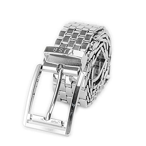 Herren Selbstverteidigungsgürtel Fitness Taillenkette Metallgürtel Outdoor Anti-Body Gürtel Handgemacht Gürtel, Traditioneller Gürtel, 115 cm Cover