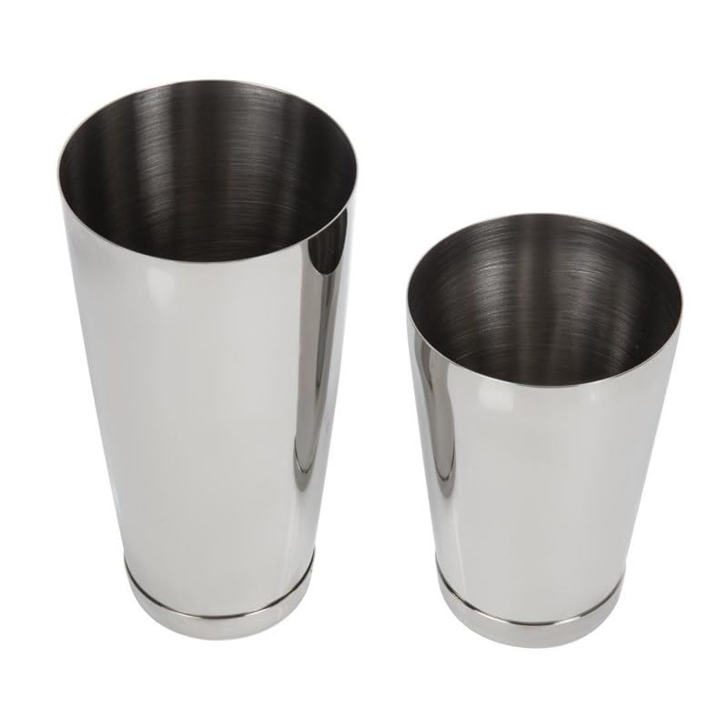 Beaumont Mezclar and Boston Stainless Steel Cocktail Shaker 2 Pieces