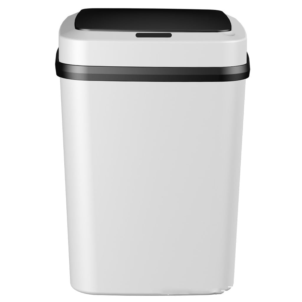 Bote Basura Cocina Sensor Inteligente de 15L for el hogar, Cubo Basura con Tapa, clasificación eléctrica, Sala Estar, baño, Inodoro, Cocina