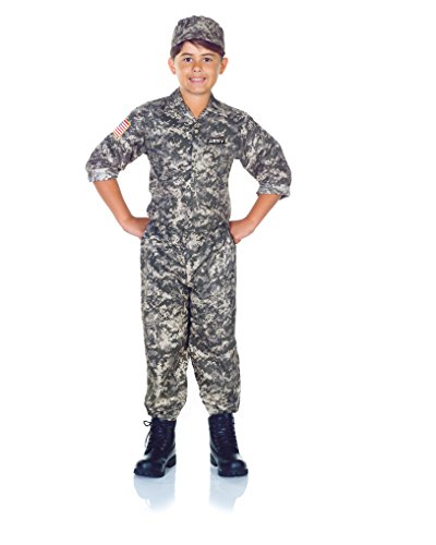 Underwraps Children's Army Camo Set Costume - Camouflage, Extra Large (14-16)