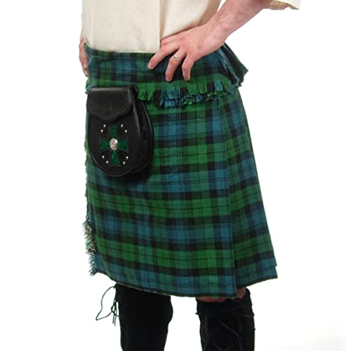 Scottish Tartan Phillabeg Kilt - Homespun Poly/Wool Blend - Authentic Highland Wear4