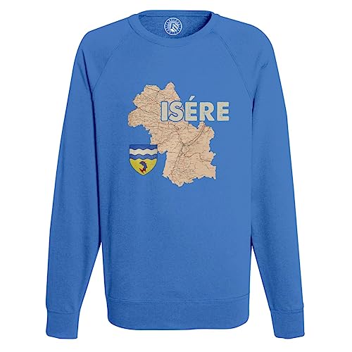 Sweat shirt homme Isère 38 le cadeau idéal souvenir de Grenoble