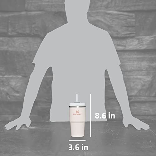 Image of STANLEY Quencher H2.0 Tumbler with Straw 20 oz | Flowstate 3-Position Lid | Cup Holder Compatible for Travel | Insulated Stainless Steel Cup | BPA-Free | Rose Quartz