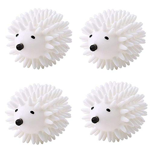 Boules De Blanchisserie Tissu Boule de Séchage Réutilisable pour Machine à Laver  Boule de Séchage de Boule de Blanchisserie de Tambour Boule Laveuse-sécheuse Sèche-hérisson Plastique 4 Pièces Blanc Cover