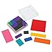 Learning Resources Deluxe Rainbow Fraction Squares - Math Classroom Supplies, Visual Math Tool for Kids Ages 6+