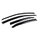 Tape on Outside Mount Window Visors Compatible with 2018-2024 Toyota Camry, Acrylic Unpainted Air Deflector Sun Rain Guard 4pc by IKON MOTORSPORTS, 2019 2020