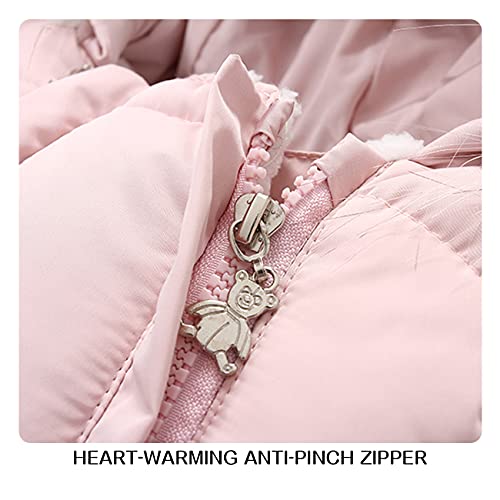 Image of Baby Girl Winter Snowsuit Toddler Jacket Clothes For Boy Infant Jumpsuit Hoodied