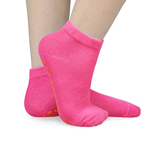 ELUTONG Trampoline Socks for Kids with Grips Non Slip 6 Pairs Bounce House Grip Socks for Kid Boys Girls (2-13 Years) - Thumbnail 6