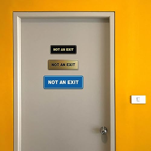 Panneau Not an Exit All Quality pour sécuriser les bureaux et commerces