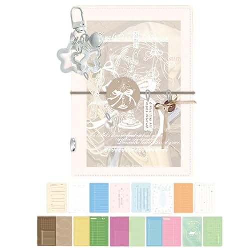 Cahier à 5 anneaux M5 en PVC rigide pour planificateur quotidien de bureau