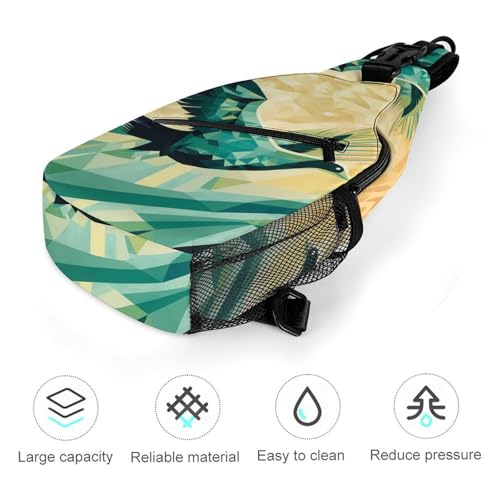 Morrales Silhouette Pintura Bolsa de Pecho Deportiva miniatura 5