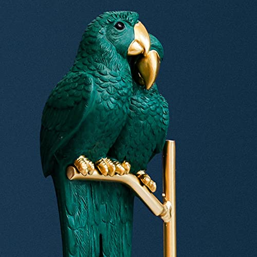 Figurine décorative de perroquet ara en résine : statue de table