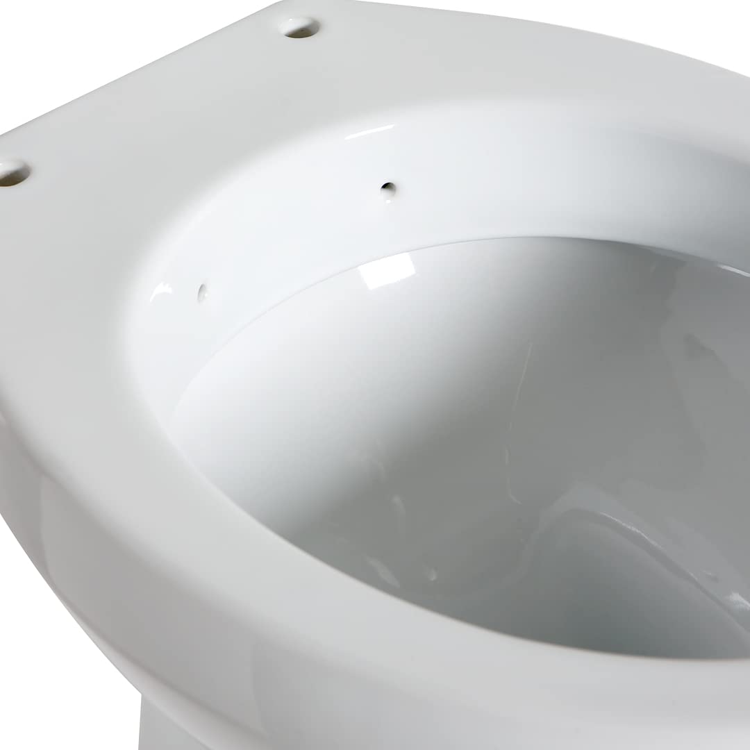 Vaso WC con Bidet Incorporato Ceramica Sanitari CLASSIC Scarico a Terra Made In Italy