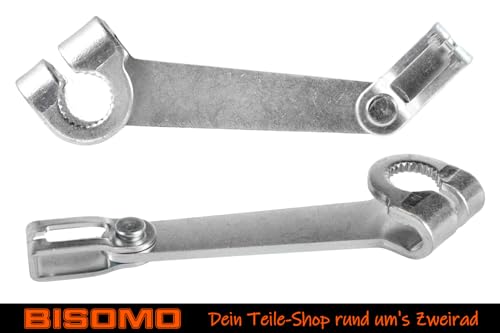 Bremshebel im Set für Bremsschild vorne und hinten für Simson S50, S50 Enduro, S51, S70, KR51/2 Schwalbe und SR50 Roller