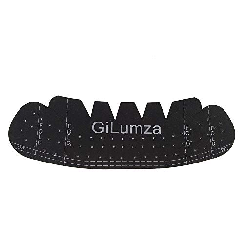 Gilumza Black Baseball Caps Strip Inserts Flexible & Long Lasting Hat Shaper Plastic