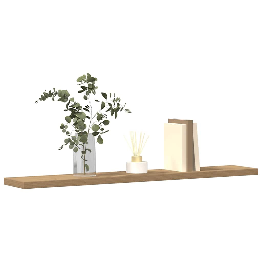 Wandregale 4 Stk. Artisan-Eiche 60 x 20 x 1,5 cm Holzwerkstoff, regal system für bücher aufbewahrung und lagerung, platzsparend, stauraum für wohnzimmer büro