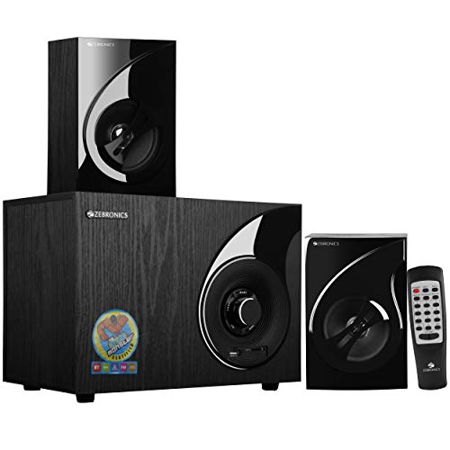 Zebronics ZEB-BT2494 2.1 Channel Multimedia Speaker with Bluetooth & Remote