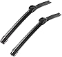 2 wipers Factory For VW Volkswagen Touareg Porsche Cayenne 2008-2016 Original Equipment Replacement Wiper Blade Set - 26'/26' (Set of 2) Side Lock