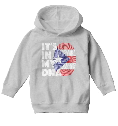 Haase Unlimited It's In My DNA Puerto Rico Finger Print Toddler/Youth Fleece Hoodie