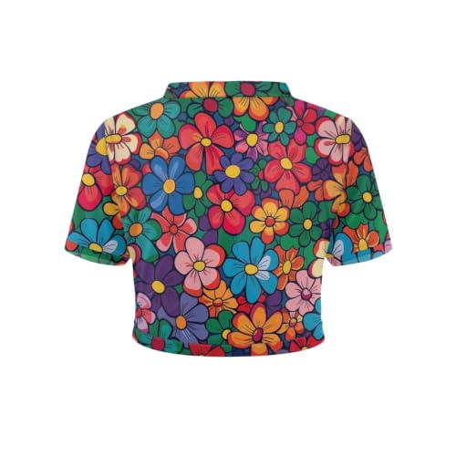 Image of Womens Short Sleeve Cardigans Lightweight Summer Cardigan Trendy Bolero Shrug Cute Floral Cardigan Sheer Bolero