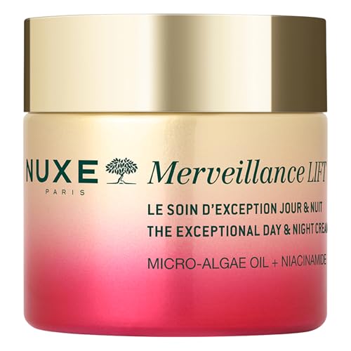 Nuxe Merveillance Lift Day & Night Cream With Niacinamide and Botanical Extracts for Firming and Wrinkle Correction, 2.5 Fl Oz