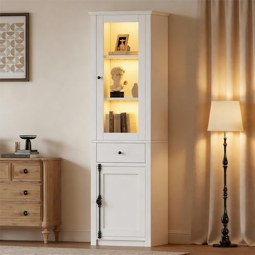 ZKLOEP Armario alto grande 55 x 40 x 200 cm,...