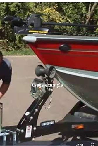 8 Inch Heavy Duty Boat Trailer Roller, Rubber Shaft Keel, Black #TOP1