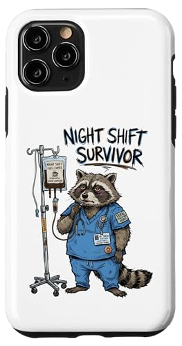 Funny Doctor Nurse ��΃T�o�C�o�[ �A���C�O�} �J�t�F�C�� IV �X�}�z�P�[�X iPhone 11 Pro �p