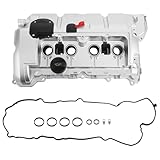 maXpeedingrods Aluminum Engine Valve Cover for MINI Cooper N12 N16 R55 R56 R57 R58 R59 R60 R61 2007-2016 Replacement 11127646554 11127572724