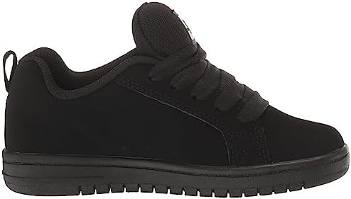 DC Boy's Court Graffik Youth Low Top Skate Shoe, Pixel, 4 Big Kid | Image 5