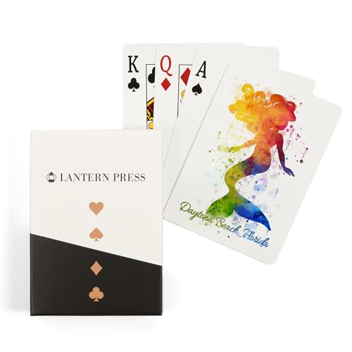 Baraja de Póker Daytona Beach, Sirena Acuarela, 52 cartas
