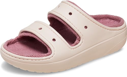 Image of Crocs Unisex Adult Classic Cozzzy Towel Sandals, Fuzzy Slippers and Slides