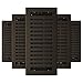 Imperial RG3434 Montezuma Decorative Floor Register, 4 x 10-Inch, Bronze Age, 5 Count