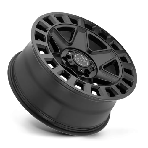 Amazon.com: Black Rhino York 17x8 6x130 +38mm Matte Black Wheel
