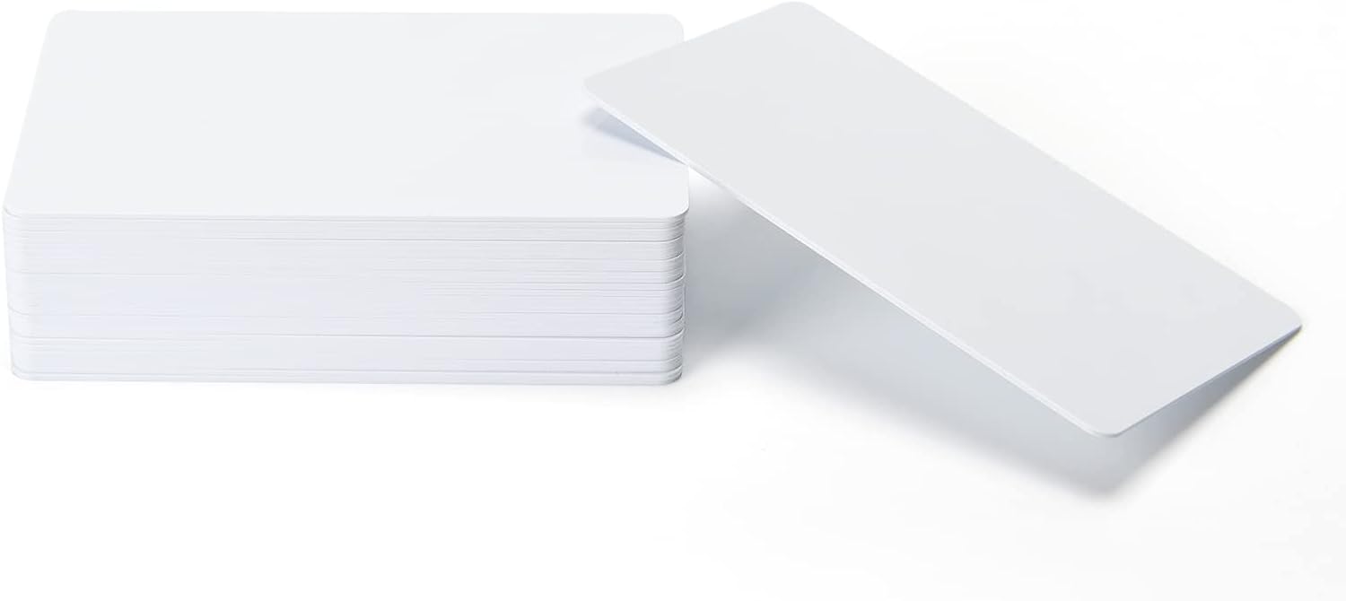 100 PCS NTAG215 NFC Cards - Blank 215 Tags, Rewritable, 504 Bytes Memory, Compatible with NFC Enabled Smart Phones