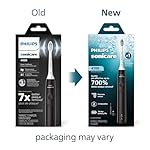 Philips Sonicare 4100 Series Electric Toothbrush - Sonic Toothbrush with Advanced Sonic Technology, Pressure Sensor, Two Intensity Settings, Smartimer & Quadpacer, Black, Model HX3681/24 - Image 2