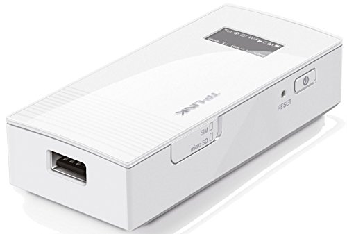 تي بي -لينك 3G واي فاي محمول، وباور بانك 5200MAH، أبيض