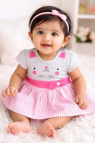 Image of NammaBaby Baby Girls' A-Line Mini Frock Dress